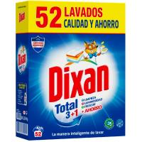 Detergente en polvo DIXAN, maleta 52 dosis