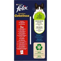 Gelatinas carnes FELIX SENSATIONS, pack 12x85 g