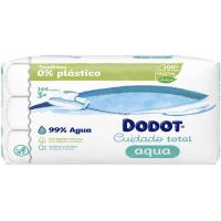 Toallita aqua 0% plástico DODOT, pack 3x48 uds