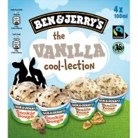 Tarrinas vainilla cool-lection BEN&JERRY'S, pack 4x100 ml