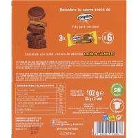 Chocolatinas cacahuete cups CONGUITOS, caja 102 g
