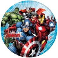 Avengers Mighty kartoizko platera, 23 cm, sorta 8 ale