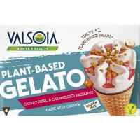 Conos helado base anacardos sin gluten VALSOIA, caja 300 g