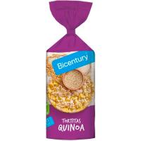 Tortitas de maíz y quinoa BICENTURY, paquete 136 g