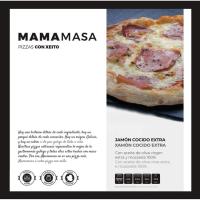 Pizza de jamón cocido extra MAMAMASA, caja 410 g