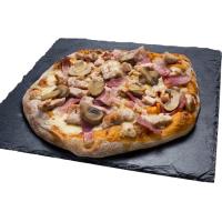Pizza pechuga de pollo, bacón y champiñones MAMAMASA, caja 420 g