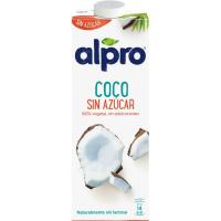 Bebida de coco sin azúcares añadidos ALPRO, brik 1 litro