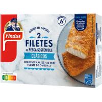 Filetes sin gluten de pesca sostenible FINDUS, caja 250 g