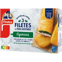 Filetes de pesca sostenible con espinacas FINDUS, caja 300 g