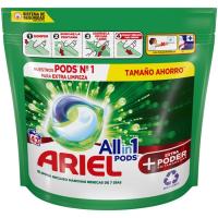 Detergente en cápsulas ARIEL OXI, bolsa 43 dosis