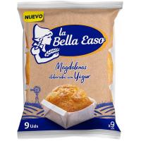 Magdalena de yogur BELLA EASO, 9 uds, bolsa 270 g