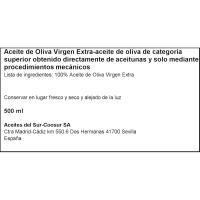 Aceite oliva virgen extra Berasategui LA ESPAÑOLA, botella 50 cl