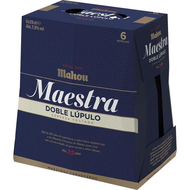 precios Cerveza Mahou Maestra, Pack Botellín 6X25 Cl en Eroski
