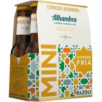 Cerveza ALHAMBRA SINGULAR, pack 6x20 cl