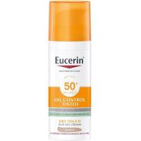 Gel crema SPF50+ color EUCERIN OILCONTROL, dosificador 50 ml