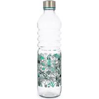 Botella vidrio para nevera decorado surtido colección 3RE, 1,25l