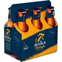 Cerveza EL AGUILA, pack 6x20 cl