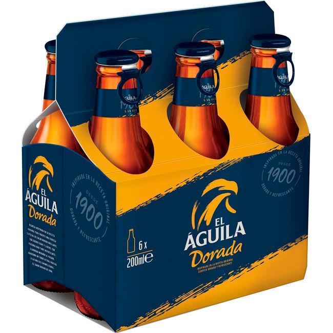 precios Cerveza El Aguila, Pack 6X20 Cl en Eroski