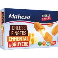 Finger de queso emmental y gruyere MAHESO, caja 250 g