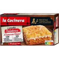 Lasaña boloñesa LA COCINERA, caja 500 g