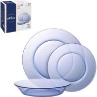 Vajilla de vidrio 12 piezas azul Marine DURALEX, 1 ud
