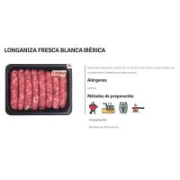 Longaniza de cerdo ibérico EMCESA, bandeja 300 g