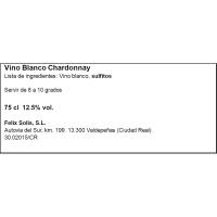 Vino Blanco Chardonnay DO Valdepeñas VIÑA ALBALI, botella 75 cl