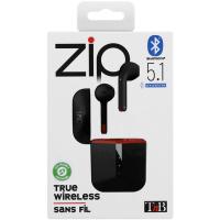 Auriculares de botón negros bluetooth, Zip EBZIPPBK TNB