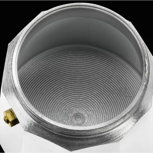 Cafetera de aluminio Vitro Express, apto para cocinas eléctricas, gas y vitrocerámica MONIX, 6 tazas