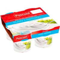 Yogur natural PASCUAL, pack 4x125 g