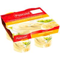Yogur de plátano PASCUAL, pack 4x125 g