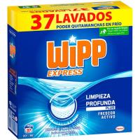 Detergente en polvo azul WIPP, maleta 37 dosis