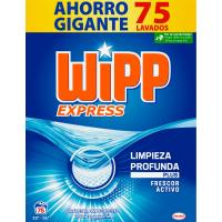 Detergente en polvo WIPP AZUL, maleta 75 dosis