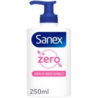 Jabón de manos SANEX ZERO, dosificador 250 ml