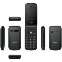 Teléfono móvil libre negro, 4G, X-209 QUBO