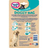 Bolsa de basura doggy bag mascotas 80% HANDY BAG, paquete 36 uds