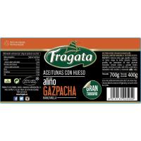Aceituna gazpacha FRAGATA, frasco 400 g