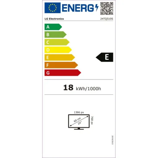 TV Led 24" negra HD Smart 24TQ510S-PZ LG