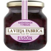 Mermelada de arándanos y fresas LVF, frasco 280 g