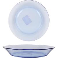 Plato hondo de vidrio 19,5 cm azul Marine DURALEX, 1 ud