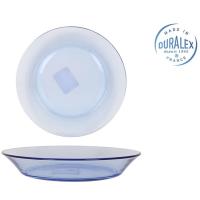 Plato hondo de vidrio 19,5 cm azul Marine DURALEX, 1 ud