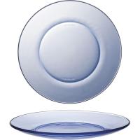Plato postre de vidrio 19 cm azul Saphir DURALEX, 1 ud