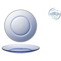 Plato postre de vidrio 19 cm azul Saphir DURALEX, 1 ud
