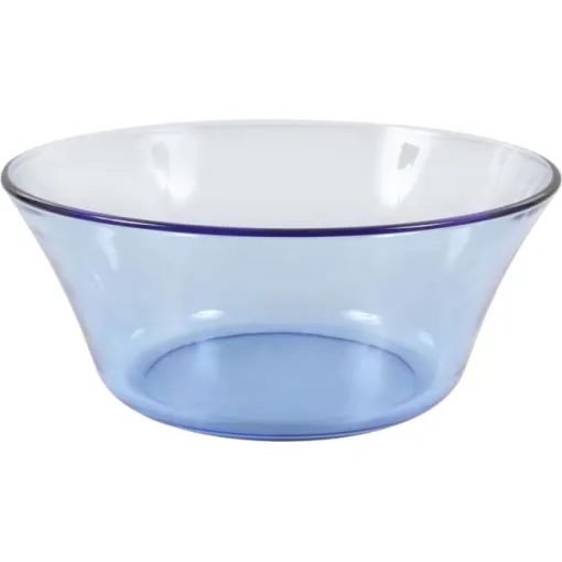 Ensaladera de vidrio azul Marine DURALEX, 17x17x7,5 cm