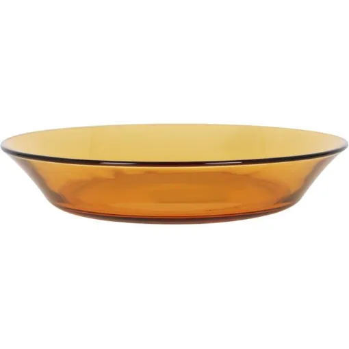 Plato hondo de vidrio 19,5 cm Ambar DURALEX, 1 ud