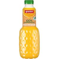 Zumo de naranja exprimido sin pulpa GRANINI, botella 1 litro
