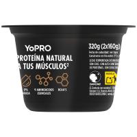 Yogur de stracciatella YOPRO, pack 2x160 g