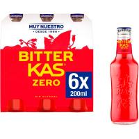 Bitter sin alcohol KAS ZERO, pack 6x20 cl
