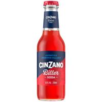 Bitter con soda CINZANO, pack 3x20 cl