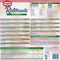 DR.OETKER RISTORANTE spinaci pizza, kutxa 390 g